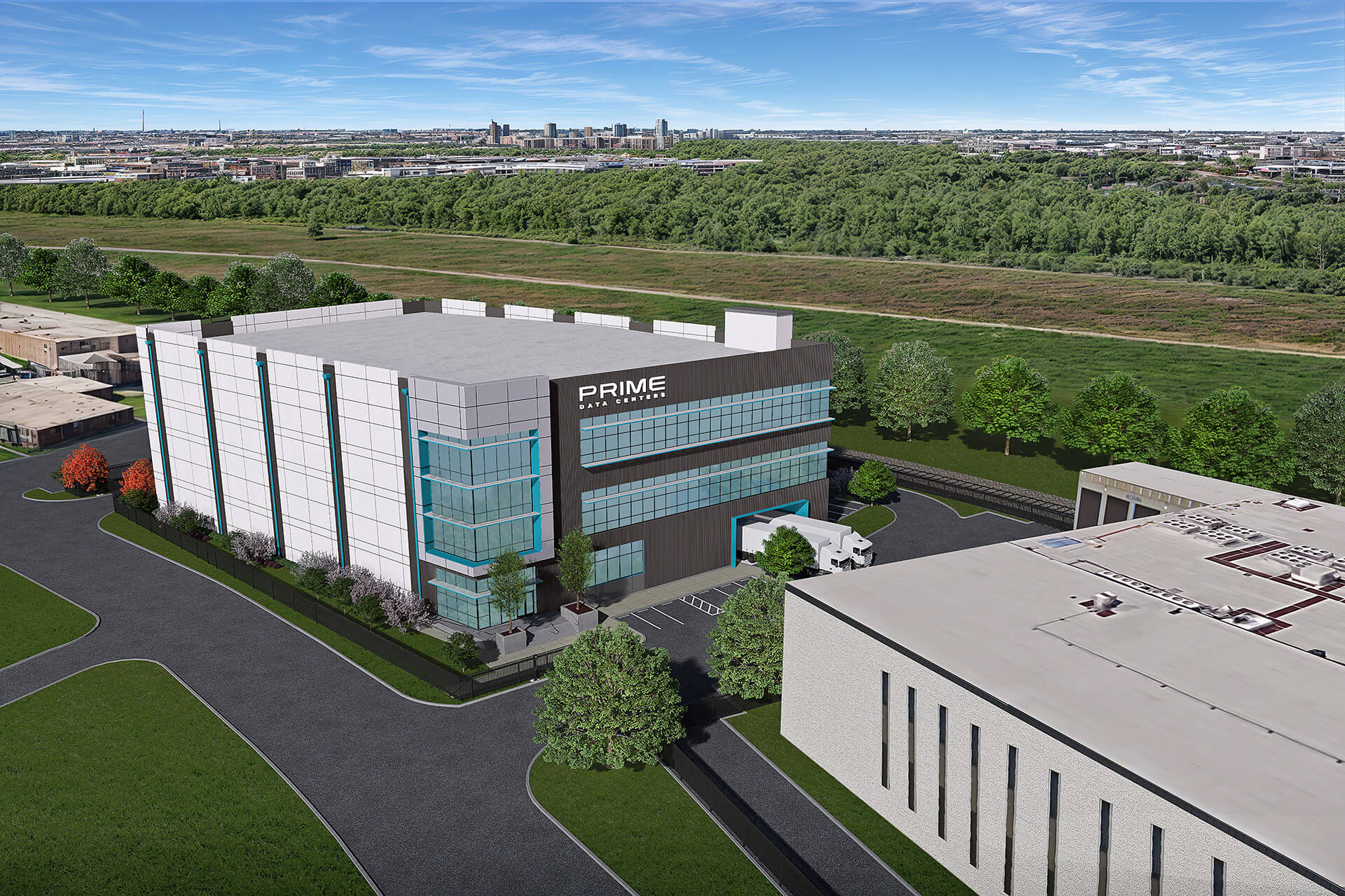 Prime DFW01-01 datacenter exterior